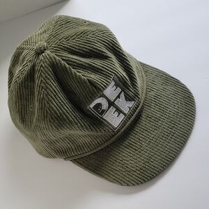 Men's Olive Green Corduroy Cap